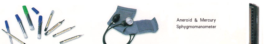 clinical thermometer aneroid & mercury sphygmomanometer
